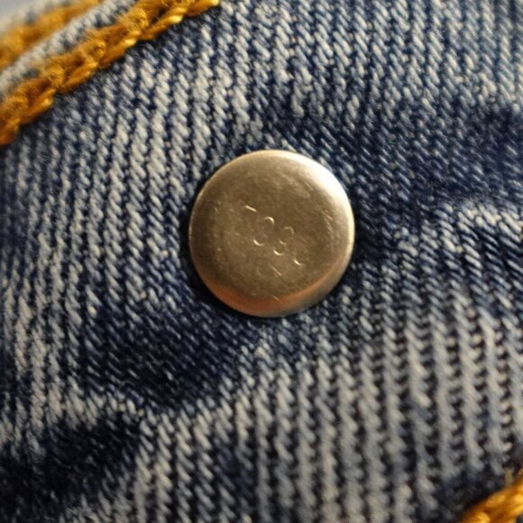 Levi's jeans ribcage Bell women's 24 light wash blue denim red tab premium - Picture 13 of 15